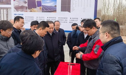 鄂尔多斯市市委书记率队莅临恒峰g22科技内蒙新能源项目现...